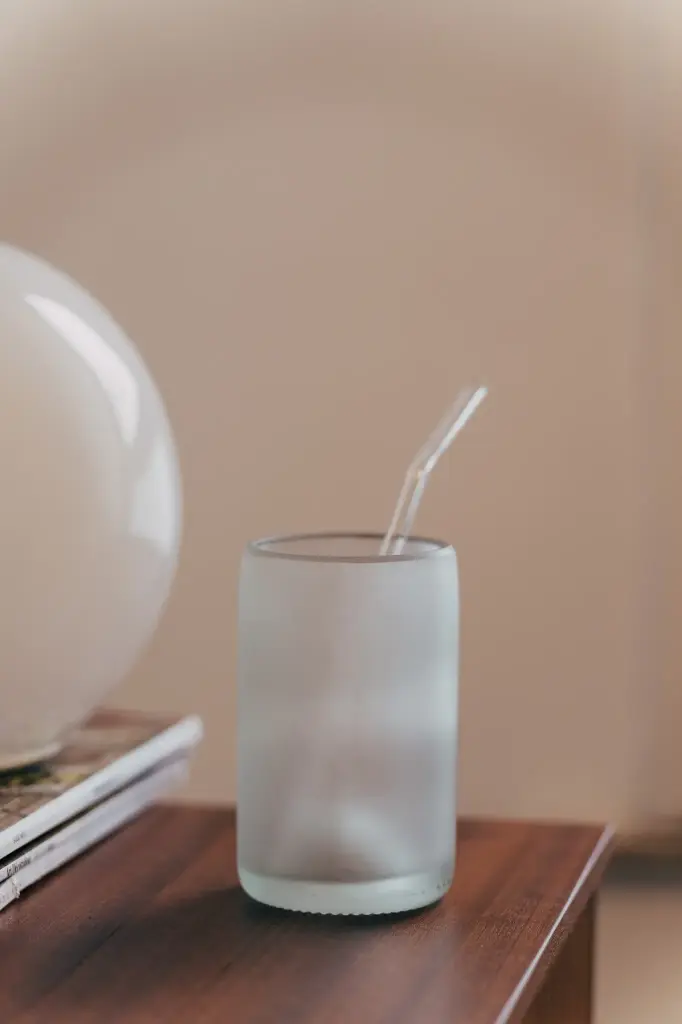 Paille réutilisable en verre (Petite (15cm))